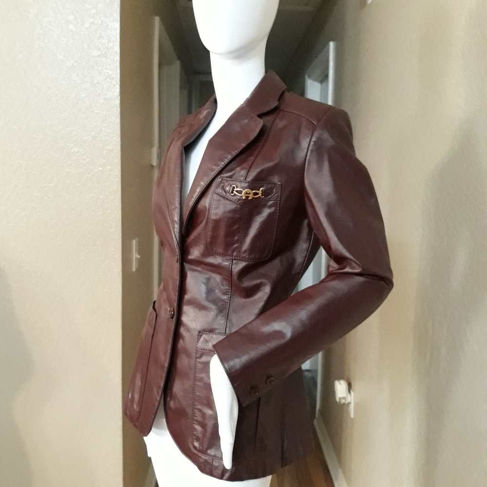 Etienne aigner Leather Jacket - Picture 6 of 9